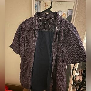 Mens Button Up Top